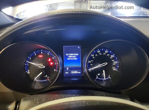 NMTKHMBX6KR092524 2019 TOYOTA C-HR Gray Widok zestawu wskaźników