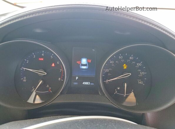 NMTKHMBX6LR109792 2020 TOYOTA C-HR Charcoal Instrument cluster view