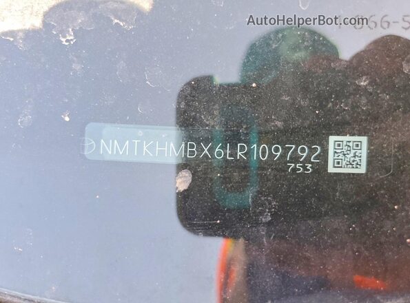 NMTKHMBX6LR109792 2020 TOYOTA C-HR Charcoal 360 interior view