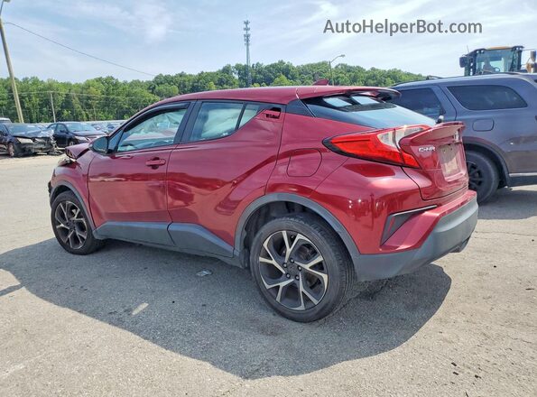 NMTKHMBX7JR001212 2018 TOYOTA C-HR Burgundy Tył lewy