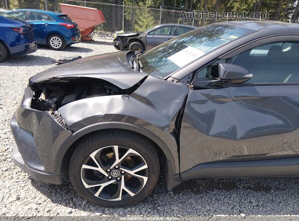 NMTKHMBX7JR007219 2018 TOYOTA C-HR Gray Դիմացի տեսք
