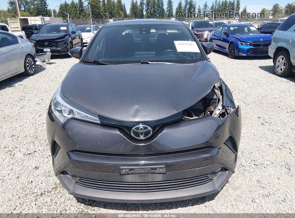NMTKHMBX7JR007219 2018 TOYOTA C-HR Gray Սալոնի հետևի տեսք
