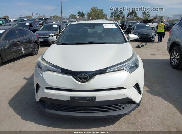 NMTKHMBX7JR045288 2018 TOYOTA C-HR White ხელსაწყოთა პანელის ხედი