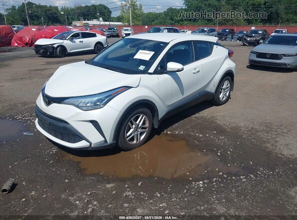 NMTKHMBX7LR104813 2020 TOYOTA C-HR White Vista tres cuartos delantera izquierda