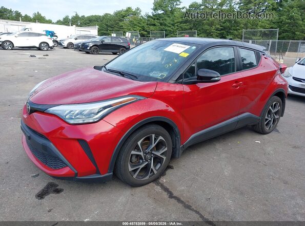 NMTKHMBX7LR109297 2020 TOYOTA C-HR Красный Передняя левая четверть