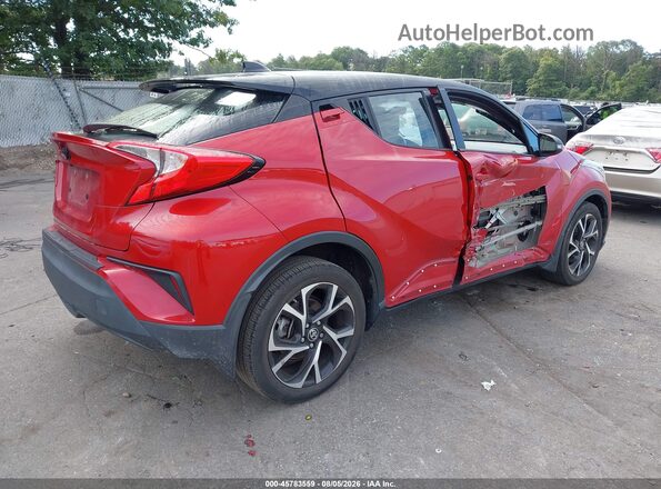NMTKHMBX7LR109297 2020 TOYOTA C-HR Красный Задняя правая четверть