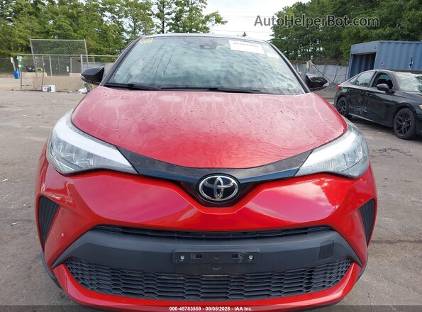NMTKHMBX7LR109297 2020 TOYOTA C-HR Красный Вид щитка приборов