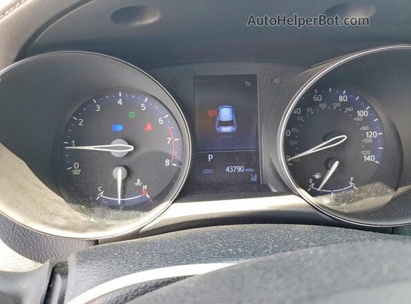 NMTKHMBX7LR111440 2020 TOYOTA C-HR White Vista del cuadro de instrumentos