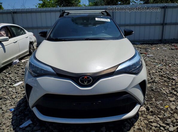 NMTKHMBX7LR118095 2020 TOYOTA C-HR White Widok z przodu