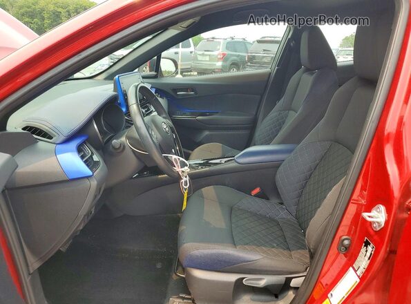 NMTKHMBX7MR120379 2021 TOYOTA C-HR Red Front interior view