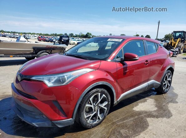 NMTKHMBX8JR020271 2018 TOYOTA C-HR Red Trasero izquierdo