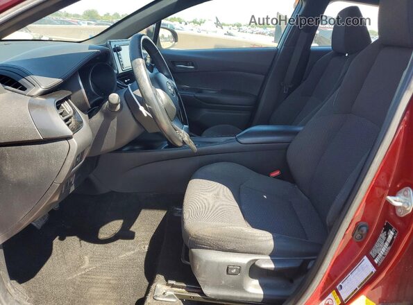 NMTKHMBX8JR020271 2018 TOYOTA C-HR Red Vista de la etiqueta del VIN