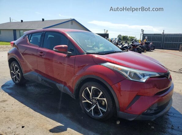 NMTKHMBX8JR020271 2018 TOYOTA C-HR Red Vista del salpicadero