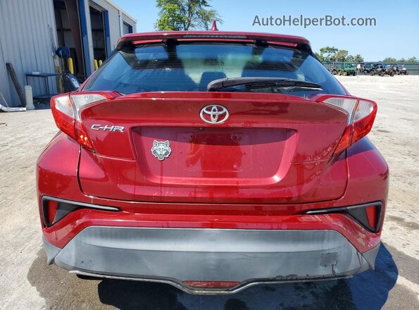 NMTKHMBX8JR020271 2018 TOYOTA C-HR Red Vista del compartimento del motor