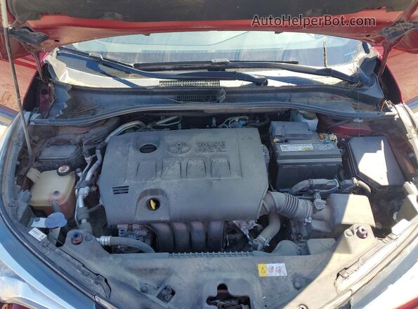 NMTKHMBX8JR020271 2018 TOYOTA C-HR Red 