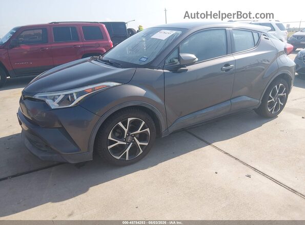 NMTKHMBX8JR021095 2018 TOYOTA C-HR Gray Przód lewy