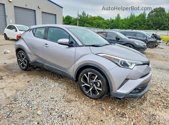 NMTKHMBX8JR055988 2018 TOYOTA C-HR Серый Передняя правая четверть