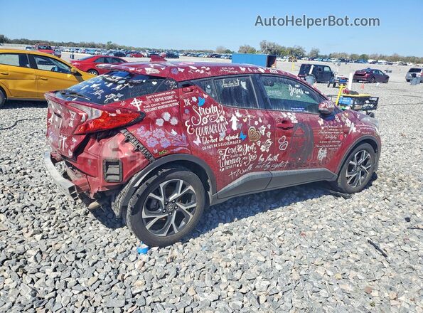 NMTKHMBX8JR062231 2018 TOYOTA C-HR Red Rear right