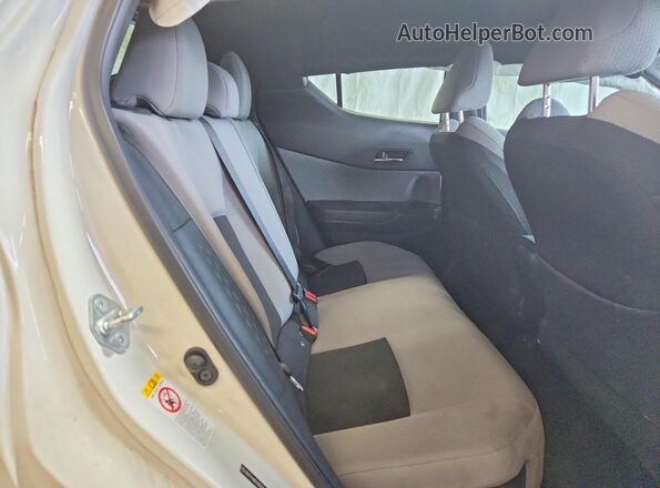 NMTKHMBX8KR100400 2019 TOYOTA C-HR White Вид задніх сидінь