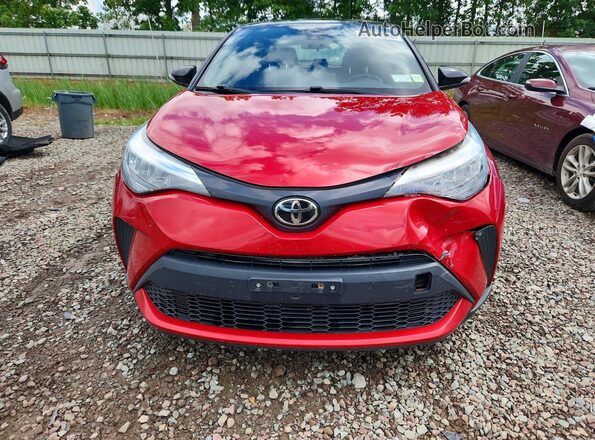 NMTKHMBX8LR107476 2020 TOYOTA C-HR Red Դիմացի տեսք
