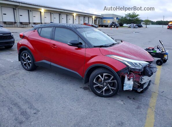 NMTKHMBX8LR114752 2020 TOYOTA C-HR Maroon Przód prawy