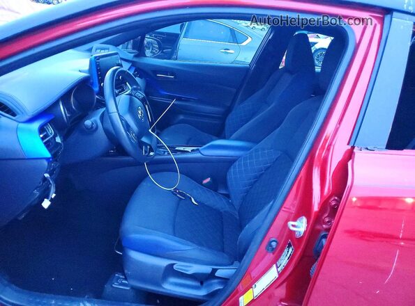 NMTKHMBX8LR114752 2020 TOYOTA C-HR Maroon Widok wnętrza z przodu