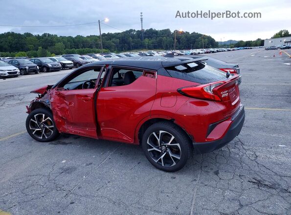 NMTKHMBX8LR114752 2020 TOYOTA C-HR Maroon Tył lewy