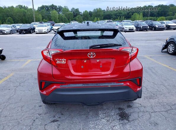 NMTKHMBX8LR114752 2020 TOYOTA C-HR Maroon Widok z tyłu