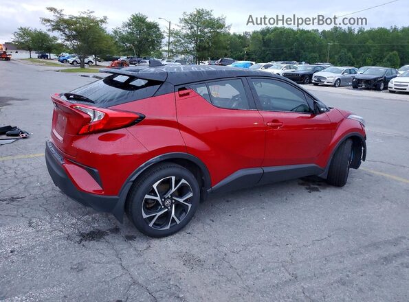 NMTKHMBX8LR114752 2020 TOYOTA C-HR Maroon Tył prawy