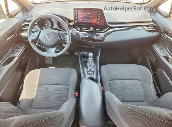 NMTKHMBX9KR100745 2019 TOYOTA C-HR Gray Вид панелі приладів