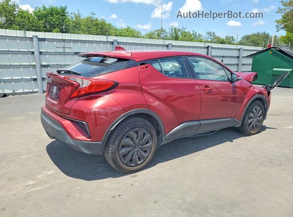 NMTKHMBXXKR093353 2019 TOYOTA C-HR Burgundy Հետևի աջ