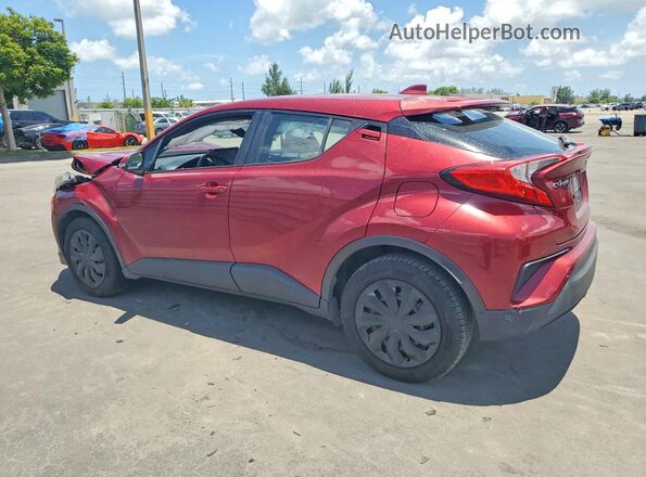 NMTKHMBXXKR093353 2019 TOYOTA C-HR Burgundy Հետևի ձախ
