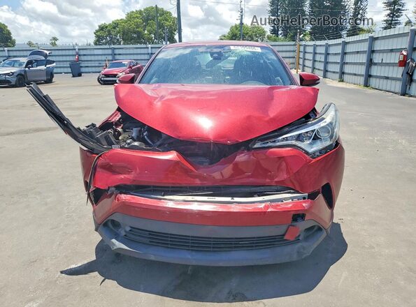 NMTKHMBXXKR093353 2019 TOYOTA C-HR Burgundy Դիմացի տեսք
