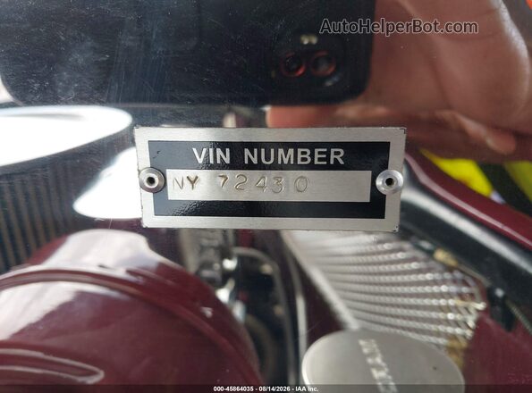 NY72430 1970 FORD OTHER Красный 