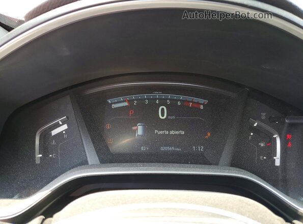 NY77542 2022 HONDA CR-V Красный Вид щитка приборов