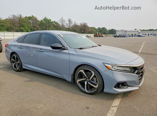 NY77593 2021 HONDA ACCORD Gray Przód prawy