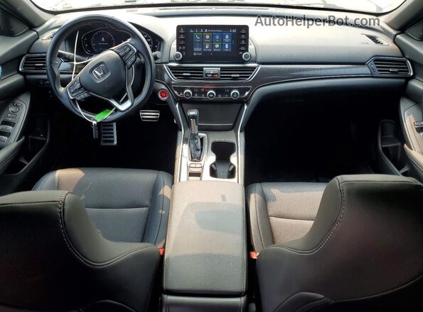 NY77593 2021 HONDA ACCORD Gray Widok deski rozdzielczej