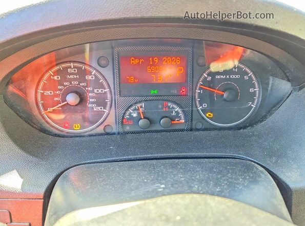 3C6URVJG3LE140062 2020 RAM PROMASTER Blue Вид щитка приладів