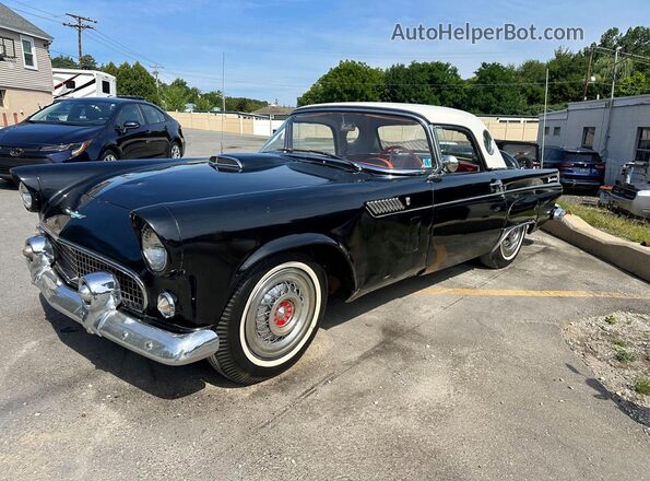 P6FH184094 1956 FORD T-BIRD Black Rear left