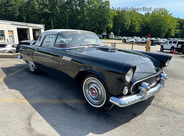 P6FH184094 1956 FORD T-BIRD Black Front view