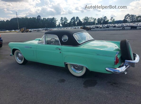 P6FH213163 1956 FORD THUNDERBIRD Turquoise Հետևի ձախ