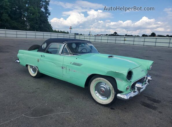 P6FH213163 1956 FORD THUNDERBIRD Turquoise Առջևի աջ