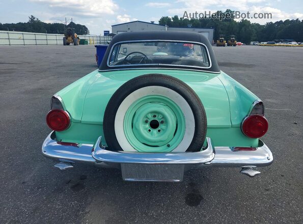 P6FH213163 1956 FORD THUNDERBIRD Turquoise Հետևի տեսք