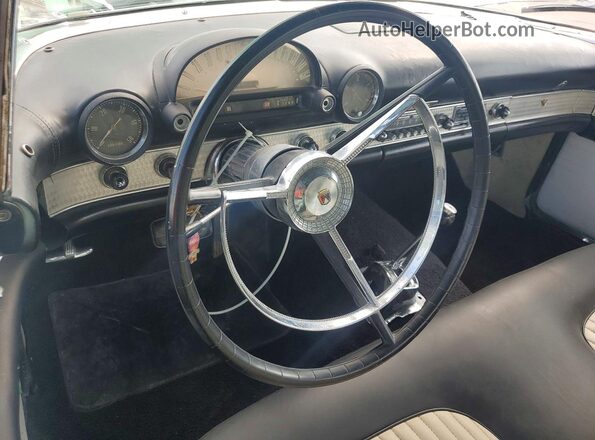 P6FH213163 1956 FORD THUNDERBIRD Turquoise Առջևի վահանակի տեսք