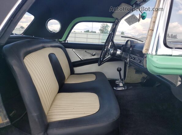 P6FH213163 1956 FORD THUNDERBIRD Turquoise Հետևի նստատեղերի տեսք