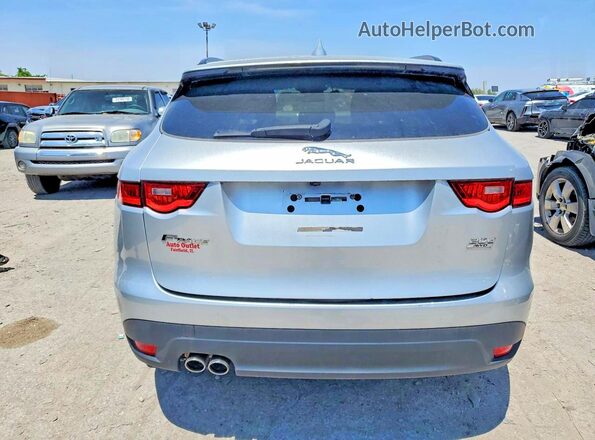SADCJ2BN3HA491513 2017 JAGUAR F-PACE Silver Widok z tyłu