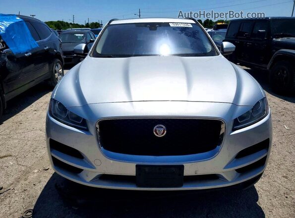 SADCJ2BN3HA491513 2017 JAGUAR F-PACE Silver Widok z przodu