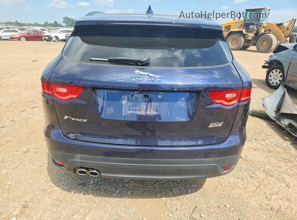 SADCJ2BN5HA091839 2017 JAGUAR F-PACE Blue Widok z tyłu