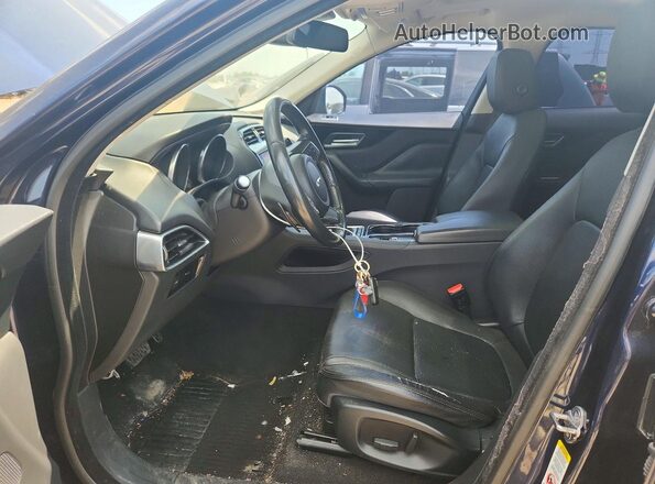 SADCJ2BN5HA091839 2017 JAGUAR F-PACE Blue Widok wnętrza z przodu