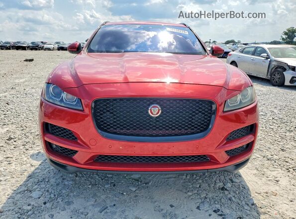 SADCJ2BN6HA494356 2017 JAGUAR F-PACE Red Vista frontal